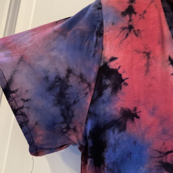 Cotton rayon jersey tie dye boho dress O/S - Picture 4 of 8